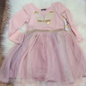 Girls pink dress 6